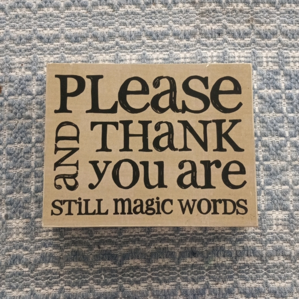 8x10 wooden sign